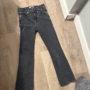 Madewell Black Flare Jeans
